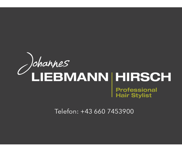 Friseur Johannes Liebmann-Hirsch 