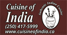 Cranbrook Cuisine of India