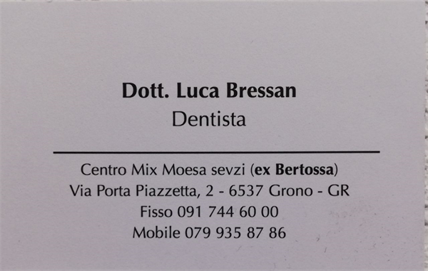 Studio dentistico Dottor Luca Bressan medico dentista 