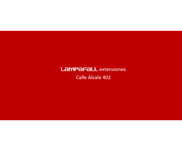 LAMPAFALL EXTENSIONES