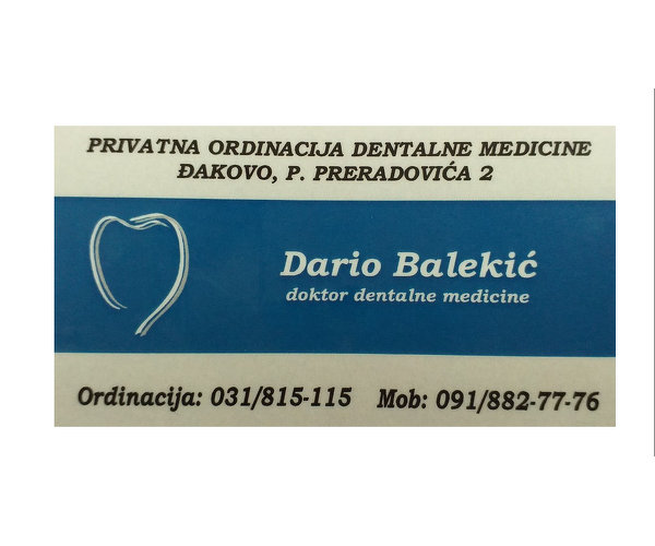 Stomatološka ordinacija Dario Balekić