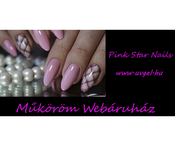 Pink Star Nails