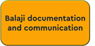 Balaji documentation  and communication
