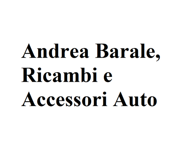 Andrea Barale, Ricambi e Accessori Auto