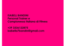 Personal Trainer Isabella Bandini