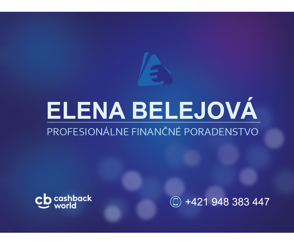 Profesionálne finančné poradenstvo - Elena Belejová