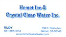 Hemet Ice & Crystal Water