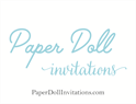 Paper Doll Invitations