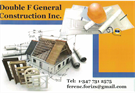 Double F General Construction Inc